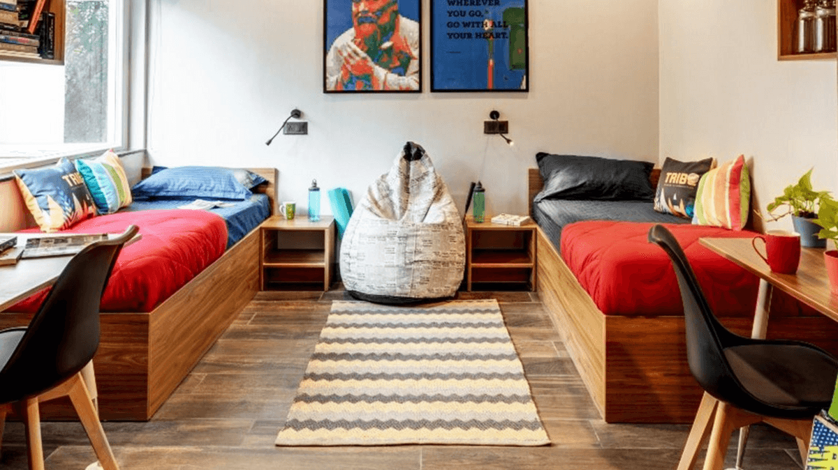 Modern bachelor accommodation